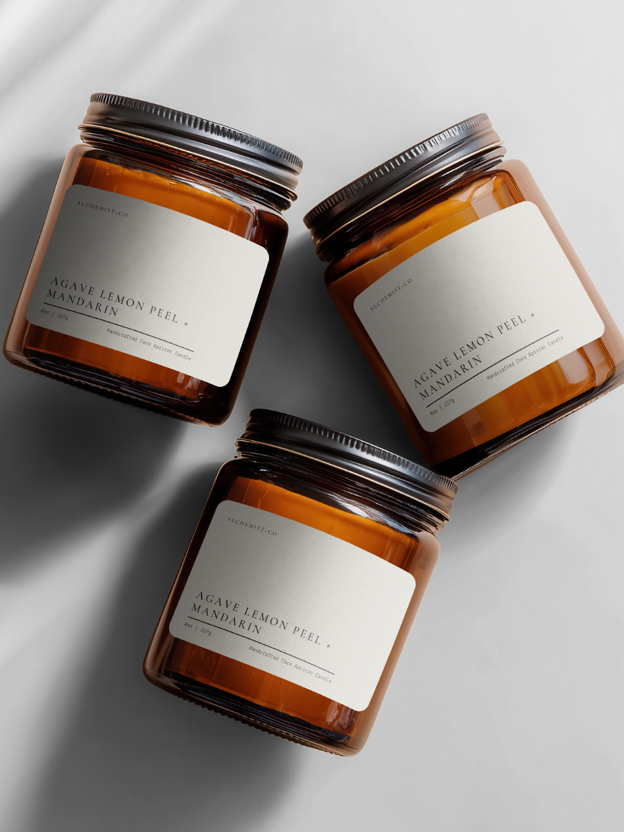 Agave Lemon Peel + Mandarin Renewal Wellness Candle