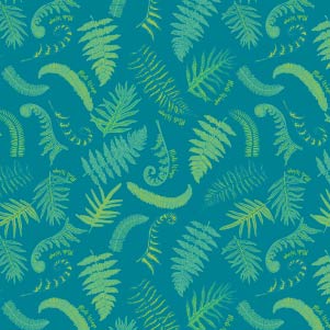 Beeswax Wrap Bulk Roll - Fern Print