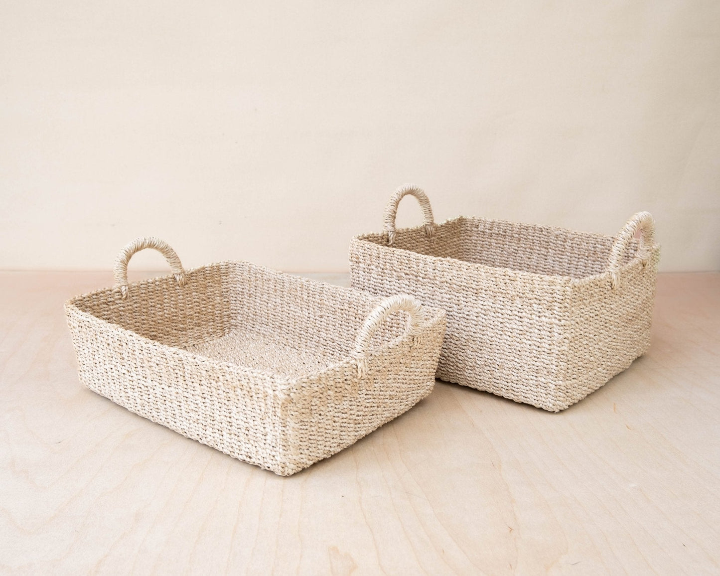 Woven Rectangle Tray - Decorative Basket | LIKHÂ