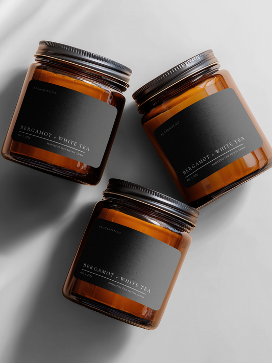 Bergamot + White Tea Ethereal Wellness Candle