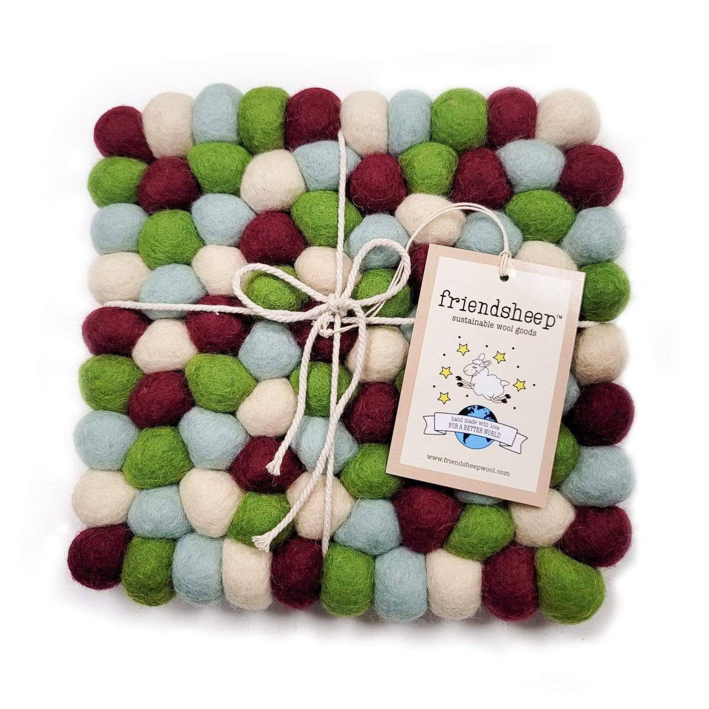 Yuletide Eco Coasters/Trivets