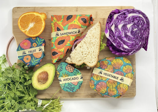 Buzz Words- Beeswax Wrap Food Labels