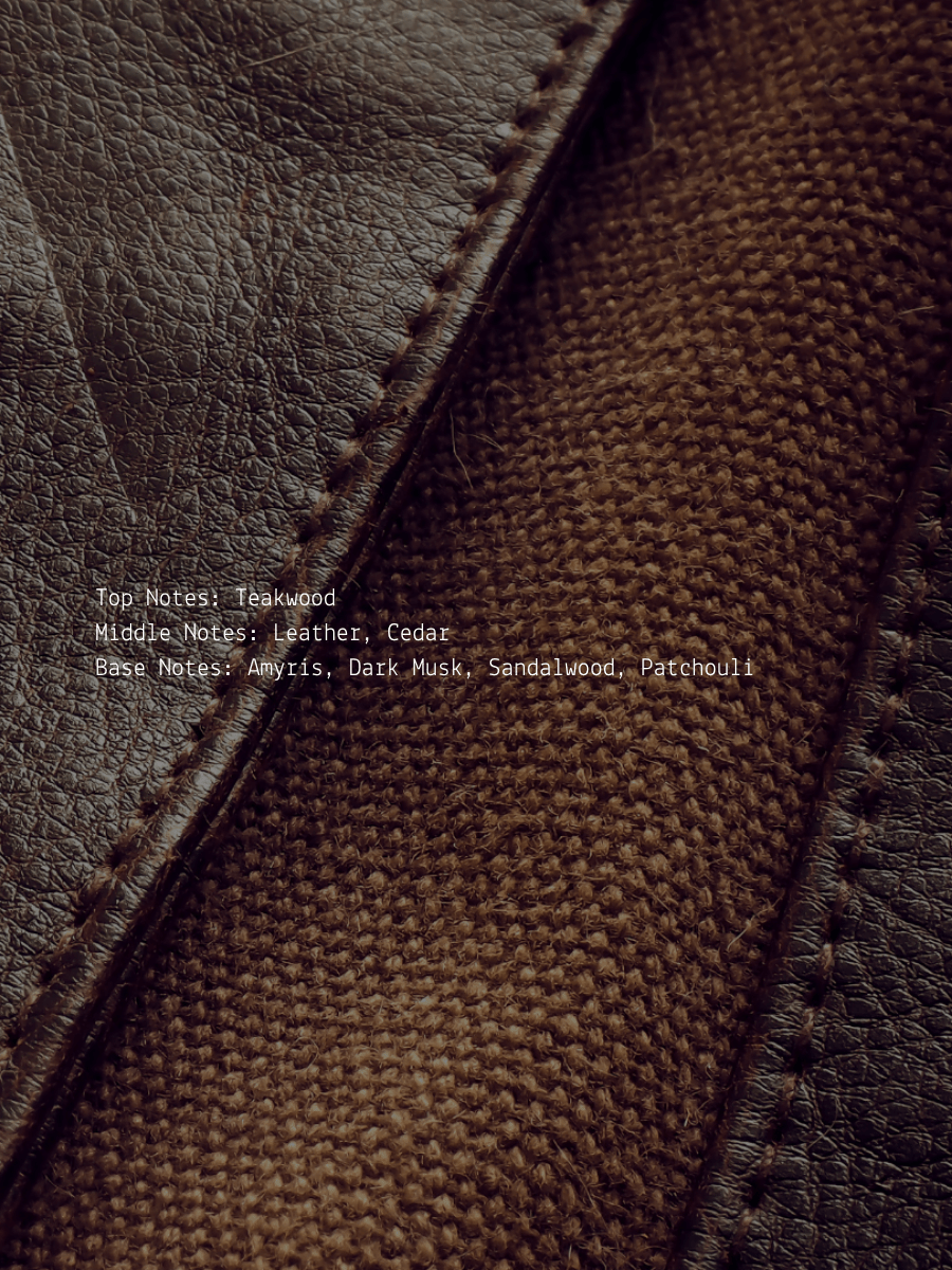 Teakwood + Leather Divine Masculine Wellness Candle