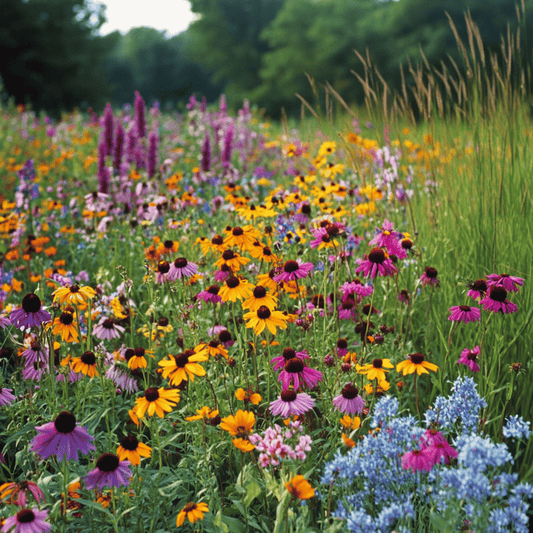 Perennial Wildflower Seed Mix (15 Varieties) – 1,000 Seeds
