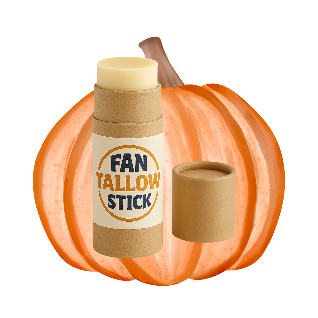 Pumpkin Spice Tallow Lip Balm – .35 oz Travel Size