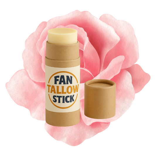 Rose Tallow Lip Balm – .35 oz Travel Size