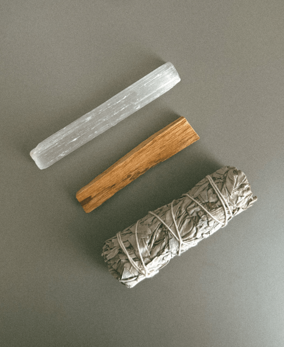 The Ritual Smoke Set – Palo Santo, Sage + Selenite