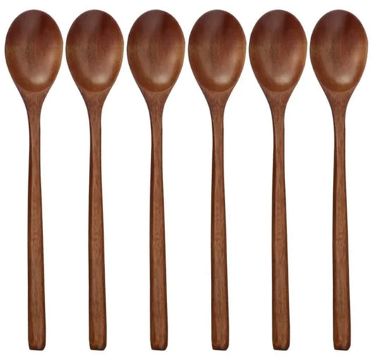 6pcs Korean Style Wooden Spoon